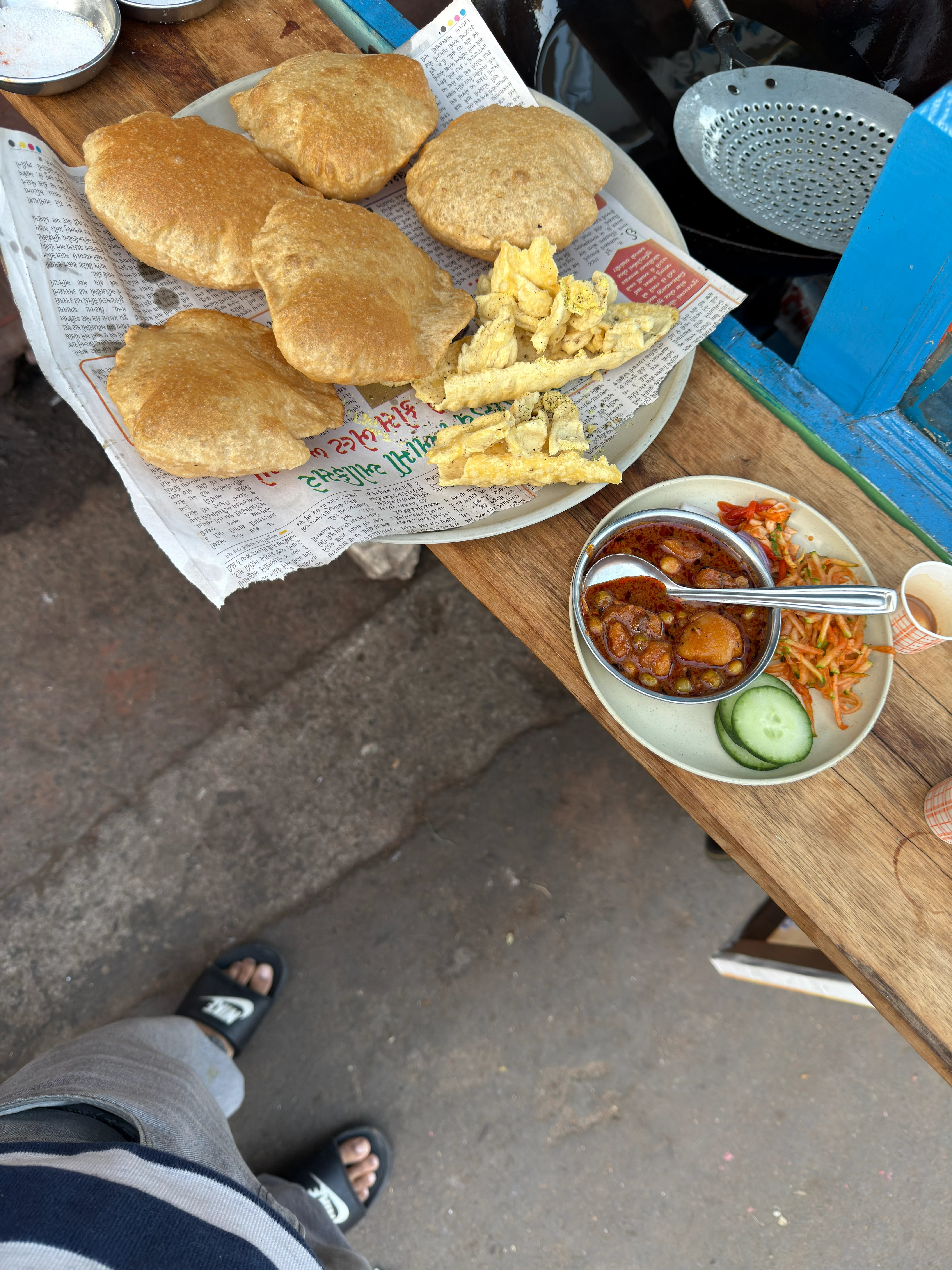 Fafda & Aloo Poori