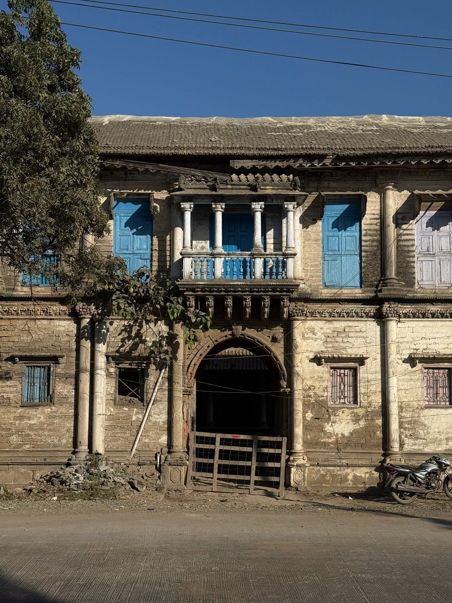 The abandoned vintage house