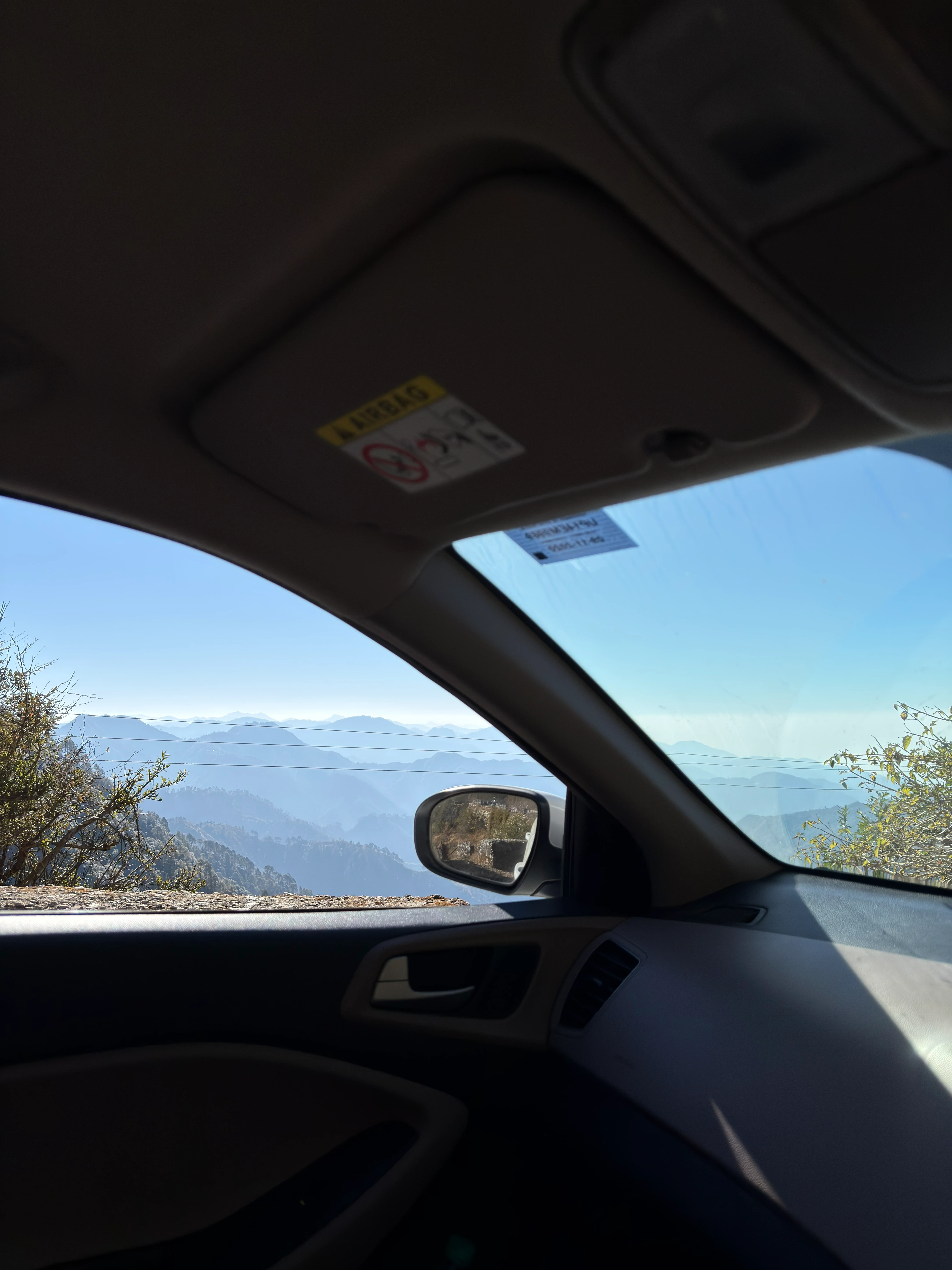 Landour from my car